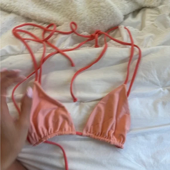 Lovers + Friends Coral Bikini Top - Picture 3 of 3